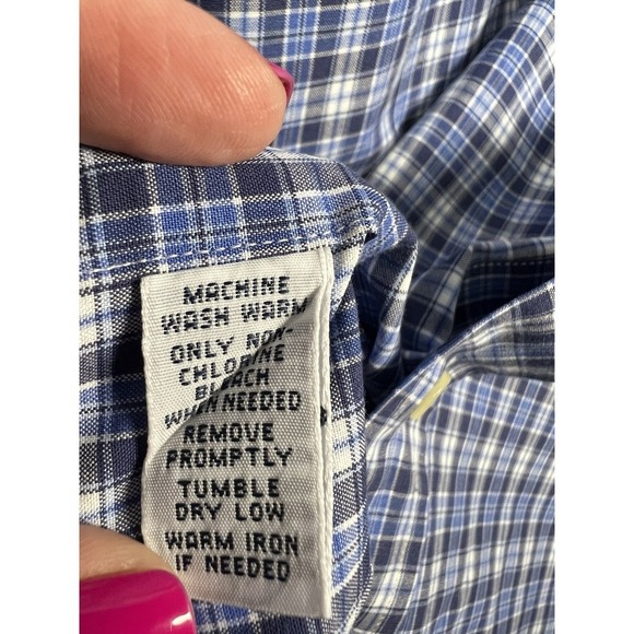 Ralph Lauren Classic Fit Long Sleeve Pony Logo Button Down Shirt Size Large - Picture 4 of 7